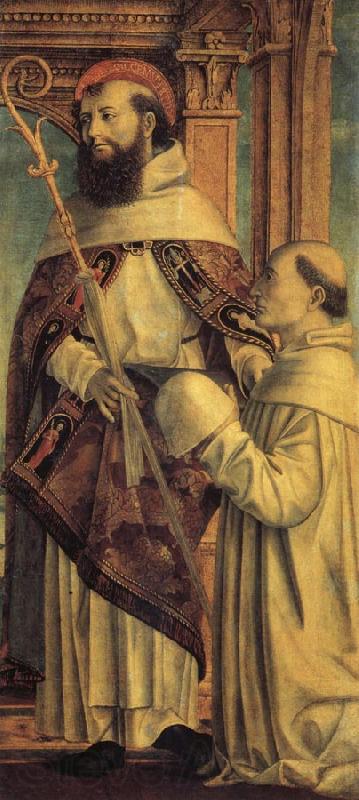 Bernardo Zenale St.Bernard and a Cistercian Monk